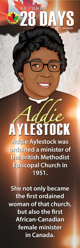 Beyond 28 Day (Canada): Addie Aylestock (1st ordained Minister) - The LEGACY Collexion