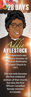 Beyond 28 Day (Canada): Addie Aylestock (1st ordained Minister) - The LEGACY Collexion