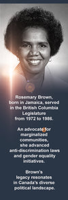 Beyond 28 Day (Canada): Rosemary Brown (Politician) - The LEGACY Collexion