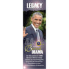 A bookmark, ideal for Black History Month, featuring Barack Obama, created by African-Canadian artist Robert Small.